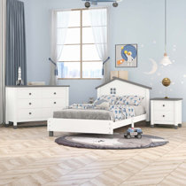 Kids white bedroom clearance set